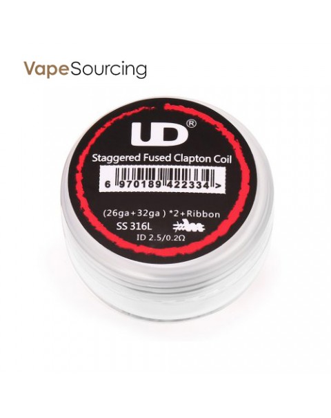 UD Staggered Fused Clapton Coil(10pcs/Box)