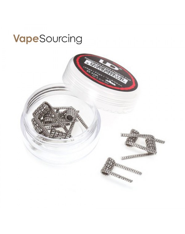 UD Staggered Fused Clapton Coil(10pcs/Box)