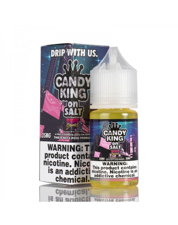 Candy King On Salt Pink Squares E-juice 30ml