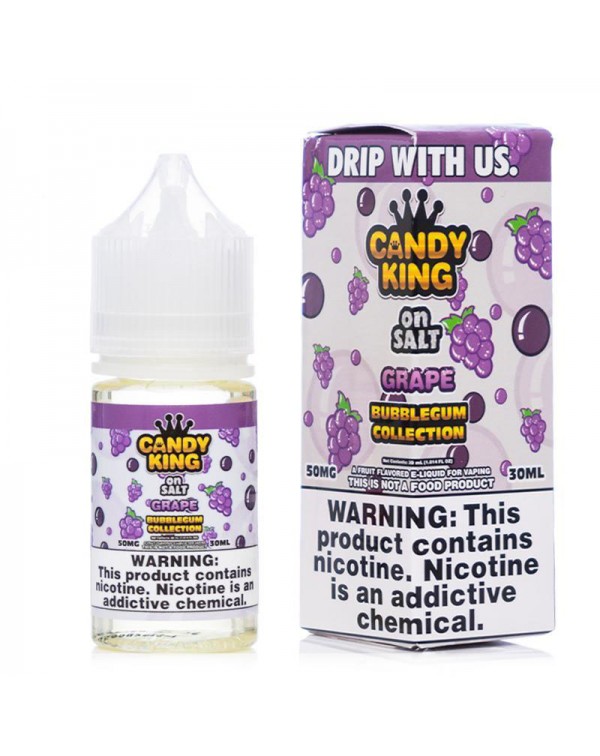 Candy King On Salt Grape Bubblegum E-juice 30ml