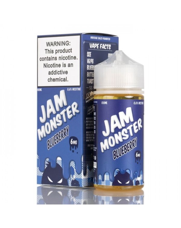 Jam Monster Blueberry Vape E-juice 100ml