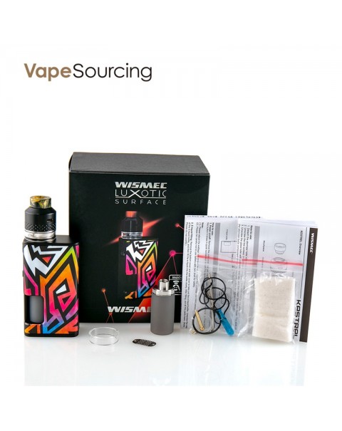 Wismec Luxotic Surface BF Squonk Kit 80W with Kestrel RDTA