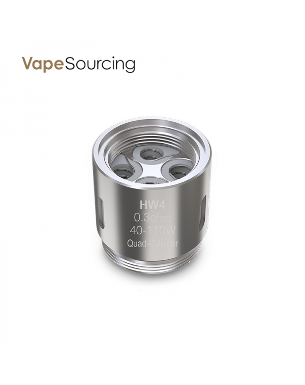 Eleaf HW4 Quad Cylinder 0.3ohm Coil Head (5pcs/pac...