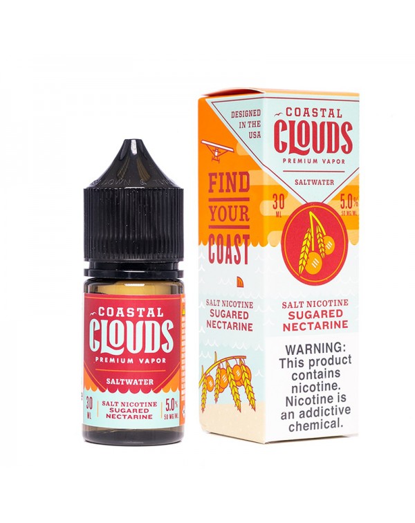 Coastal Clouds Saltwater Sugared Nectarine E-juice...