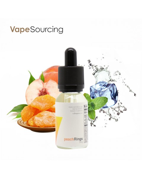 MyVapors E-juice Peach Rings (U.S.A. Warehouse)