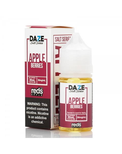 Vape 7 Daze Salt Series Berries Reds Apple E-Juice 30ml