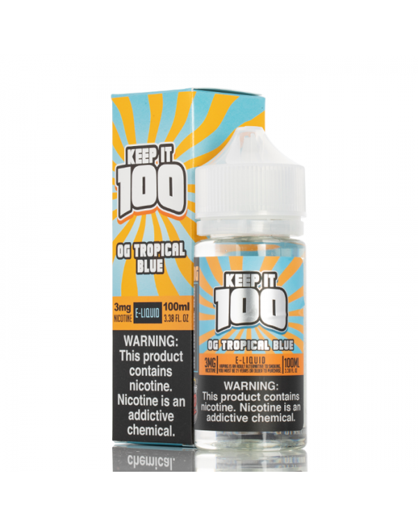 Keep It 100 OG Tropical Blue E-liquid 100ml