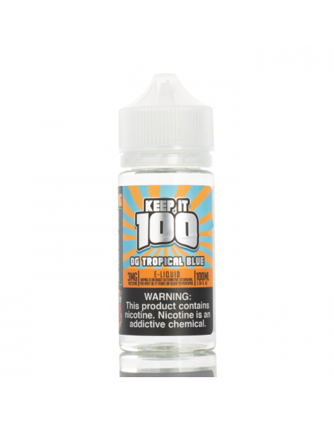 Keep It 100 OG Tropical Blue E-liquid 100ml