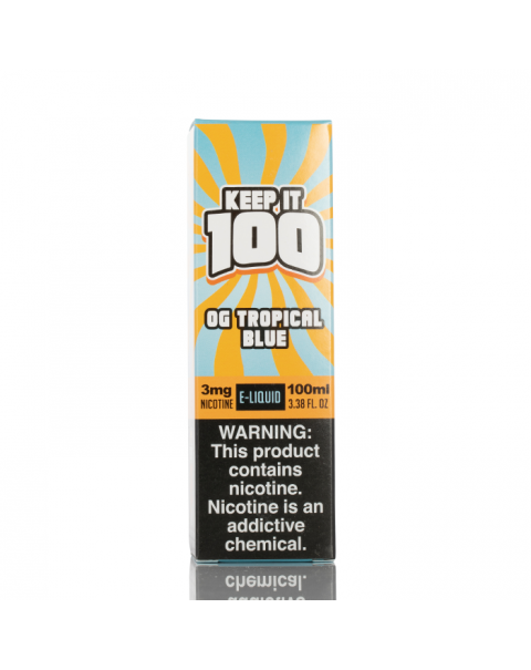 Keep It 100 OG Tropical Blue E-liquid 100ml