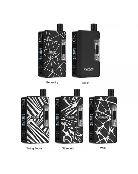 Joyetech Exceed Grip Plus Pod System Kit 80W External 18650 Battery