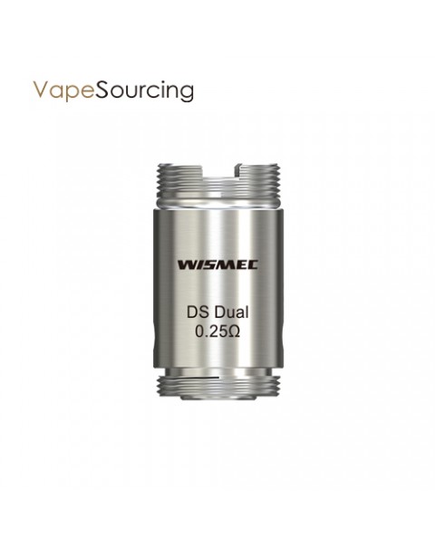 Wismec DS Dual 0.25ohm Head (5pcs) (For Wismec Motiv Kit)