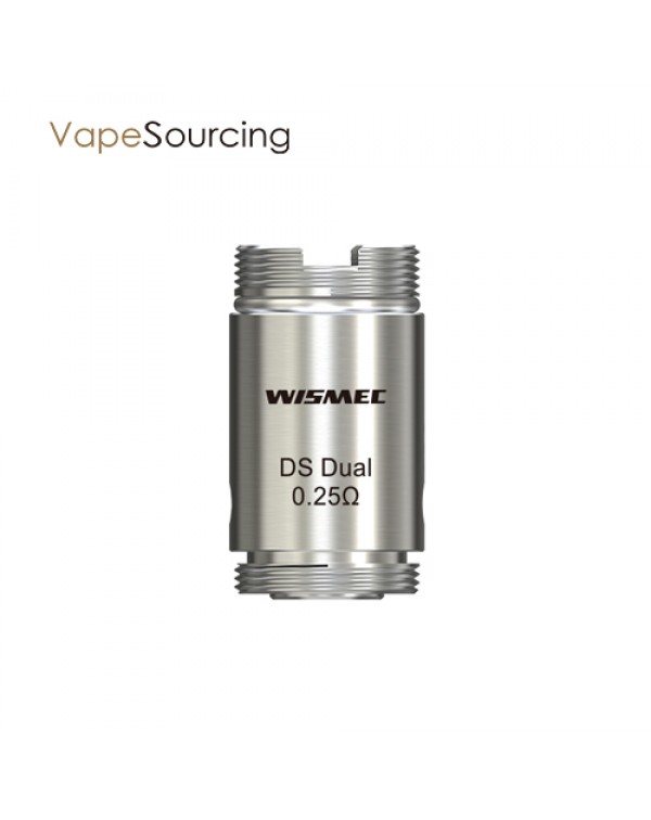 Wismec DS Dual 0.25ohm Head (5pcs) (For Wismec Mot...