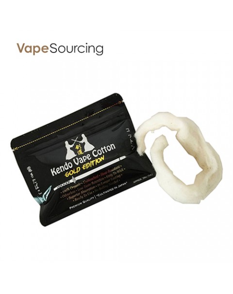 Kendo Vape 100% Japanese organic unbleached Cotton