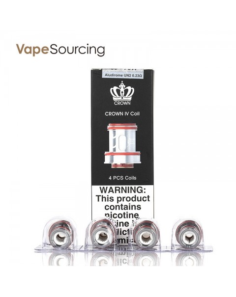 Uwell Crown IV Replacement UN2 Mesh Coil 0.23ohm (4pcs/pack)