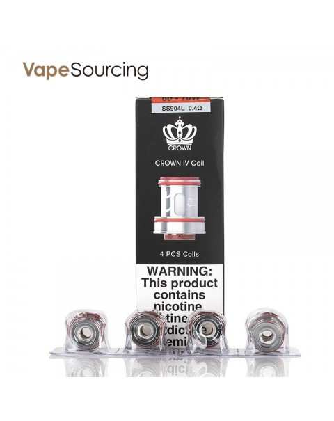 Uwell Crown IV Replacement UN2 Mesh Coil 0.23ohm (4pcs/pack)