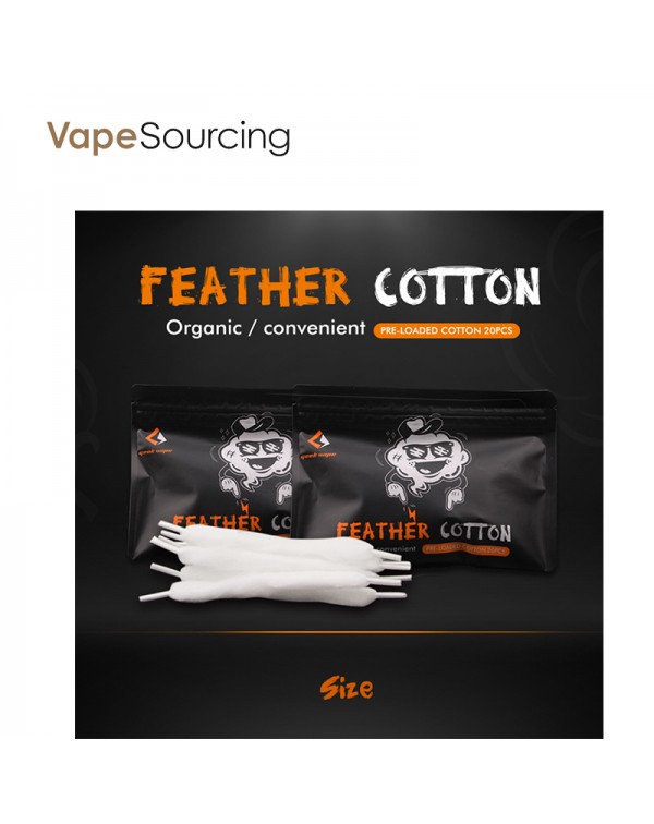 Geekvape Feather Organic Cotton (20pcs/pack)