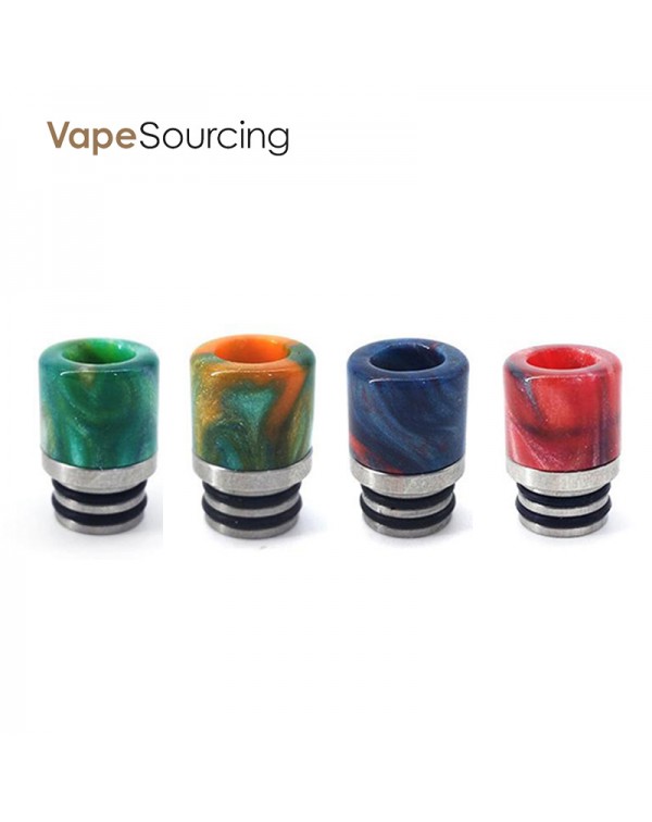 SS&Resin Drip tip Wide Bore 510 Thread