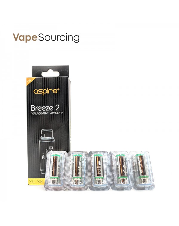 Aspire Breeze 2 Replacement Coils 1.0ohm (5pcs) Fo...