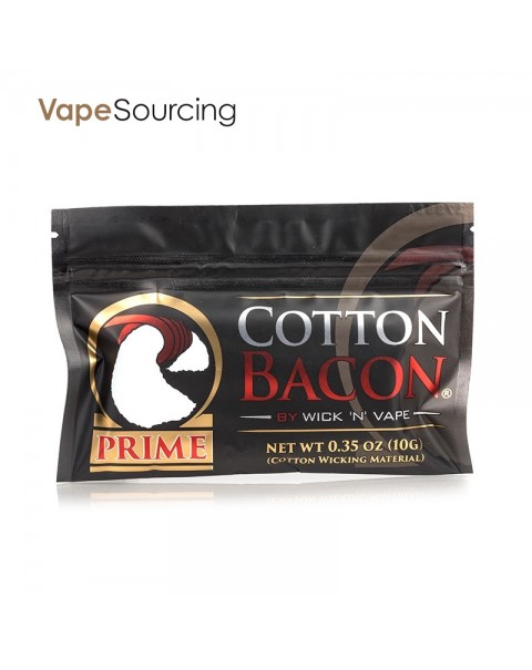 Wick 'N' Vape Organic Cotton Bacon Prime