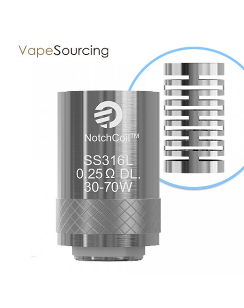 NotchCoil 0.25ohm DL. Head (5pcs)