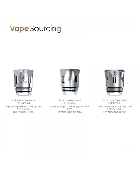 SMOK TFV12 PRINCE Replacement Mesh Coil Head (3pcs/Pack)