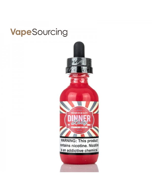 Dinner Lady Strawberry Custard E-juice 60ml(U.S.A....