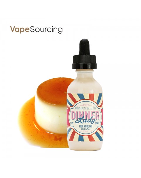 Dinner Lady Rice Pudding E-juice 60ml(U.S.A. Warehouse)