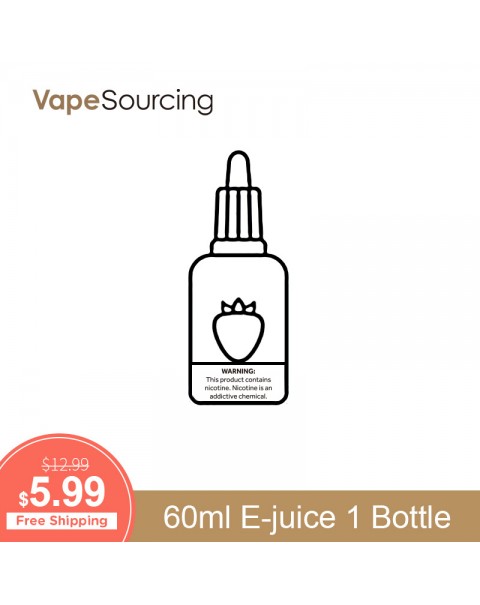 60ml E-juice Free Shipping 1 Bottle(Random Flavor)