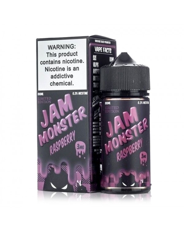 Jam Monster Raspberry Limited Edition Vape E-juice...