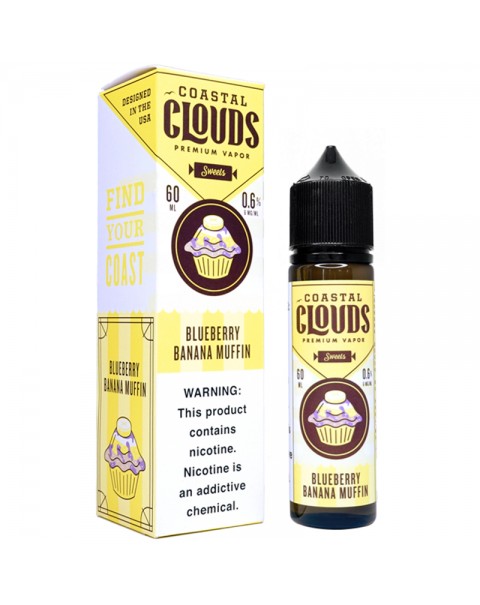 Coastal Clouds Sweets Blueberry Banana Muffin E-juice 60ml