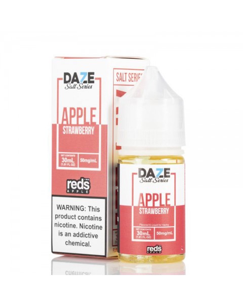 Vape 7 Daze Salt Series Strawberry Reds Apple E-Juice 30ml