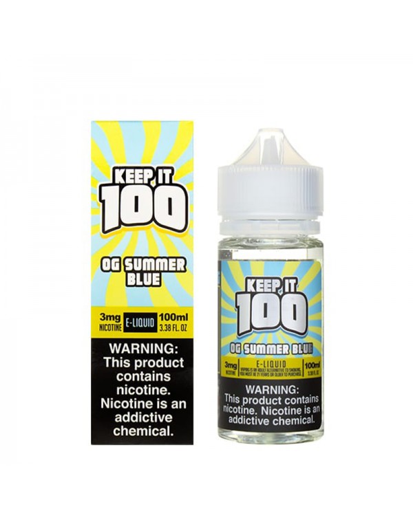 Keep It 100 OG Summer Blue E-liquid 100ml