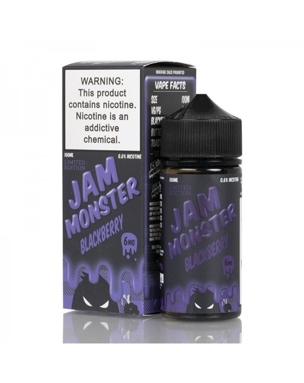 Jam Monster Blackberry Vape E-juice 100ml