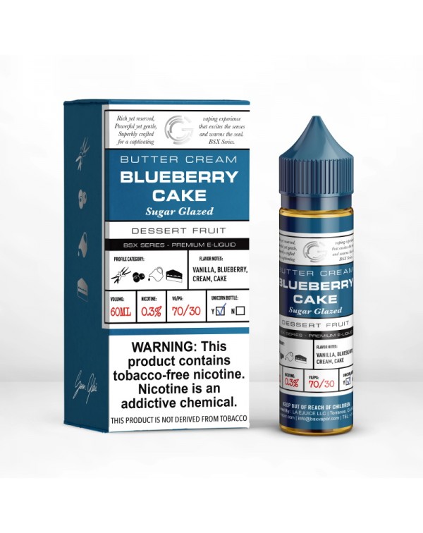 Glas Vapor BLUEBERRY CAKE - BASIX SERIES 60ml