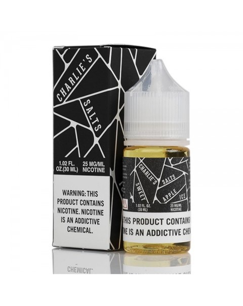 Charlie's Chalk Dust Salts Black Sweet Apple Ice E-juice 30ml