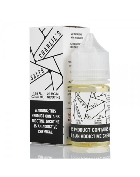 Charlie's Chalk Dust Salts White Strawberry Kiwi Ice E-juice 30ml