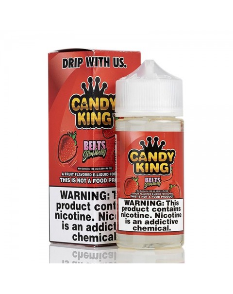 Candy King Strawberry Belts E-Juice 100ml