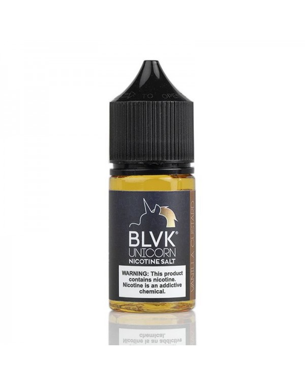 BLVK Unicorn Vanilla Custard Nicotine Salt E-juice...