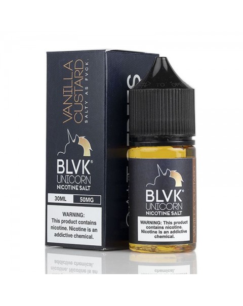 BLVK Unicorn Vanilla Custard Nicotine Salt E-juice 30ml