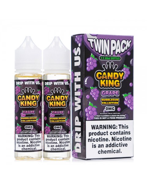 Candy King Grape Bubblegum Collection Twin Pack E-juice 2 x 60ml