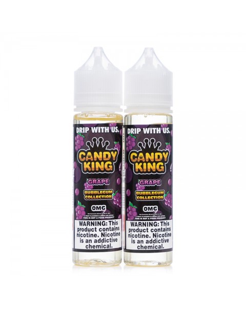 Candy King Grape Bubblegum Collection Twin Pack E-juice 2 x 60ml