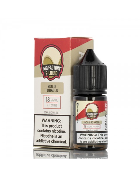 Air Factory Salts Bold Tobacco E-juice 30ml