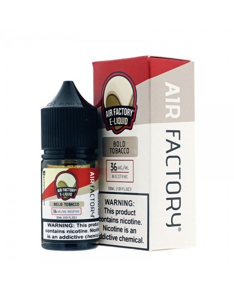 Air Factory Salts Bold Tobacco E-juice 30ml