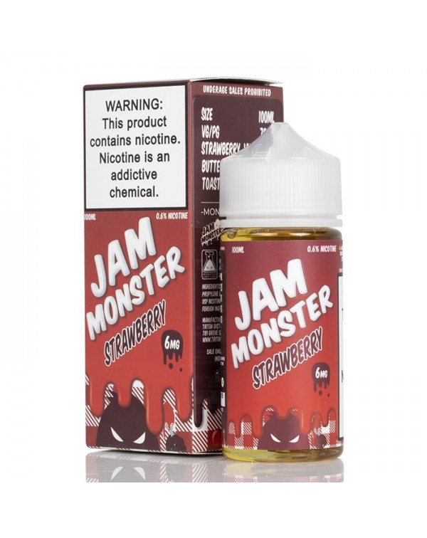Jam Monster Strawberry Vape E-juice 100ml