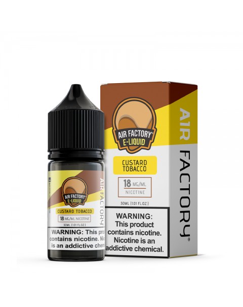 Air Factory Salts Custard Tobacco E-juice 30ml