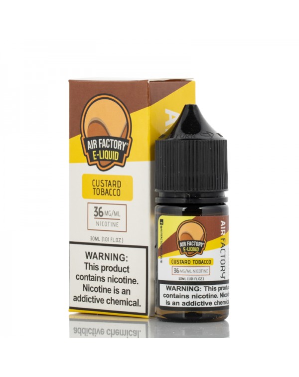 Air Factory Salts Custard Tobacco E-juice 30ml