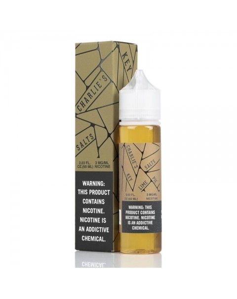 Charlie's Chalk Dust Salts Gold Key Lime Pie E-juice 60ml