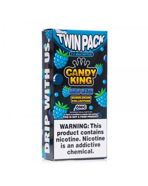 Candy King Blue Razz Bubblegum Collection Twin Pack E-juice 2 x 60ml