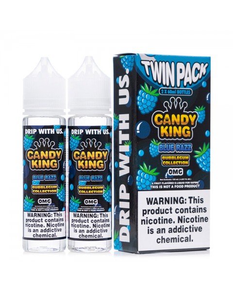 Candy King Blue Razz Bubblegum Collection Twin Pack E-juice 2 x 60ml