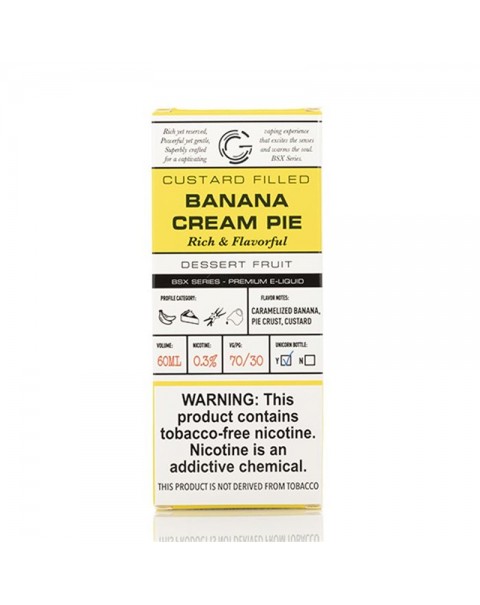 Glas Vapor Banana Cream Pie - Basix Series E-juice 60ml